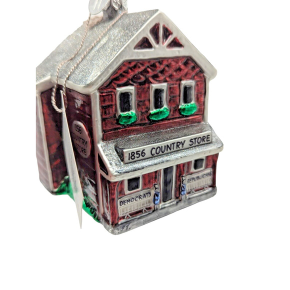 Landmark Creations The 1856 Country Store Hand Painted European Glass Ornament - Picture 7 of 16